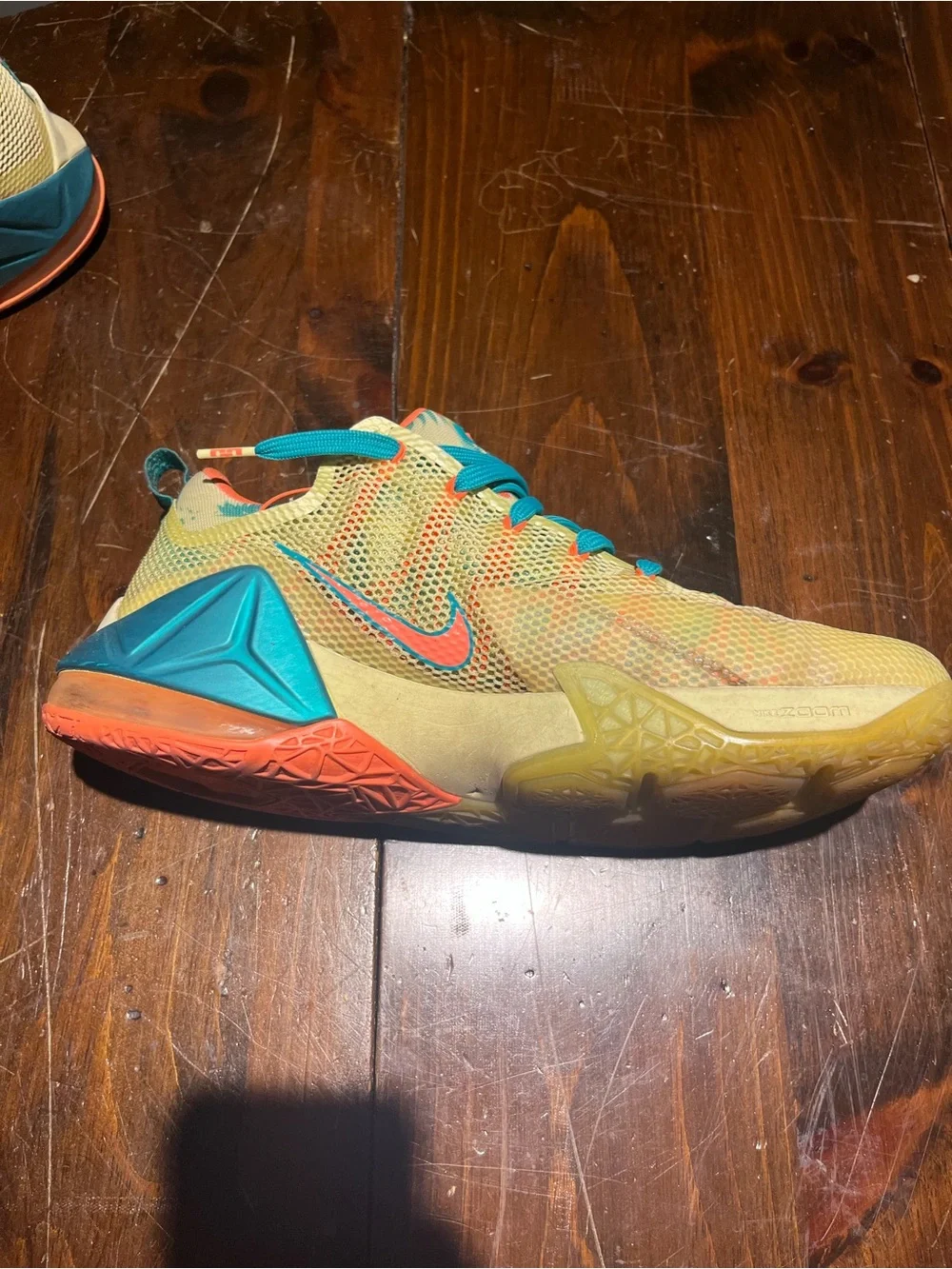 Kids' Nike Multicolor Athletic Sneakers - Teal & Coral